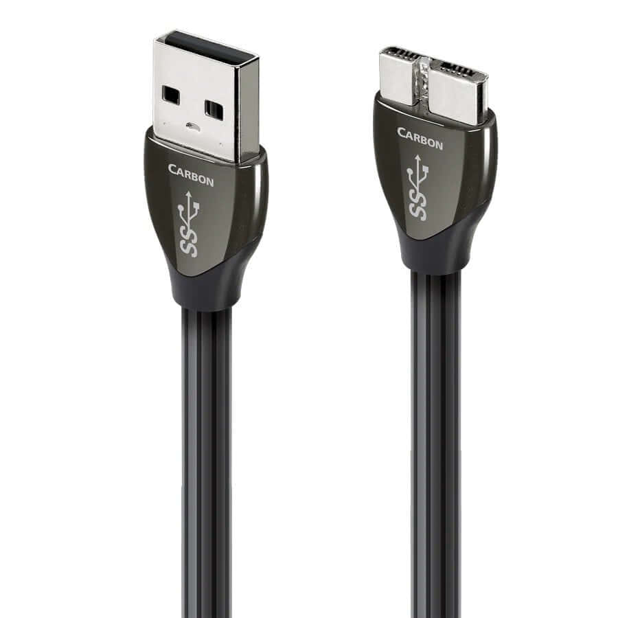 สาย USB AUDIOQUEST : USB-CARBON (A TO MICRO) (USB 3.0) (0.75M)